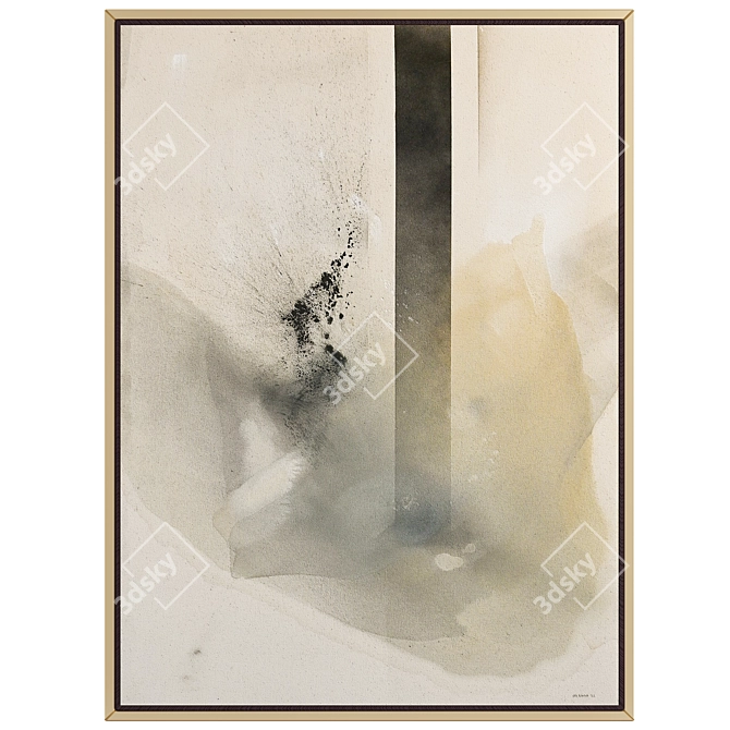 Modern 3D Wall Art Decor 3D model image 2