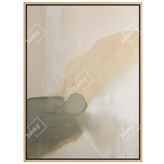 Modern 3D Wall Art Decor 3D model image 3