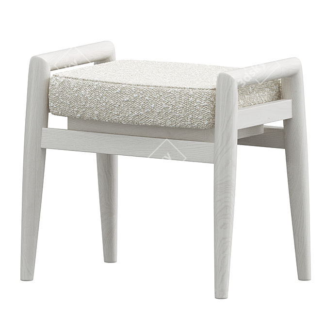  Sleek Tray Stool by USONA 3D model image 2