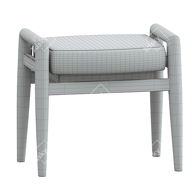  Sleek Tray Stool by USONA 3D model image 3