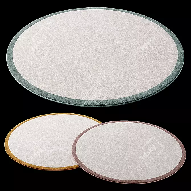 Round Children's Rug Ronoda, La Redoute 3D model image 1