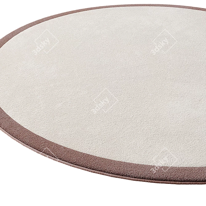 Round Children's Rug Ronoda, La Redoute 3D model image 4