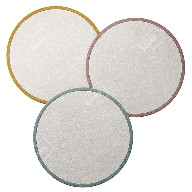 Round Children's Rug Ronoda, La Redoute 3D model image 6