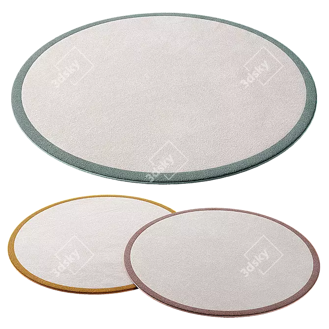 Round Children's Rug Ronoda, La Redoute 3D model image 8