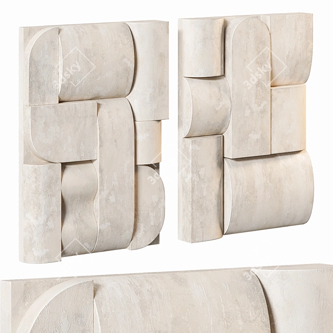 Paul Bik Brutal Relief Sculpture 3D model image 1