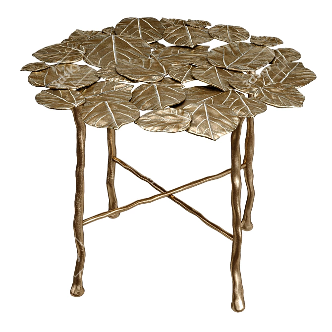 Luxurious Nymphea Round Table 3D model image 1