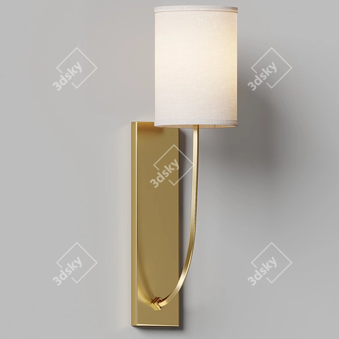 Modern Flair Colton Wall Sconce 3D model image 2