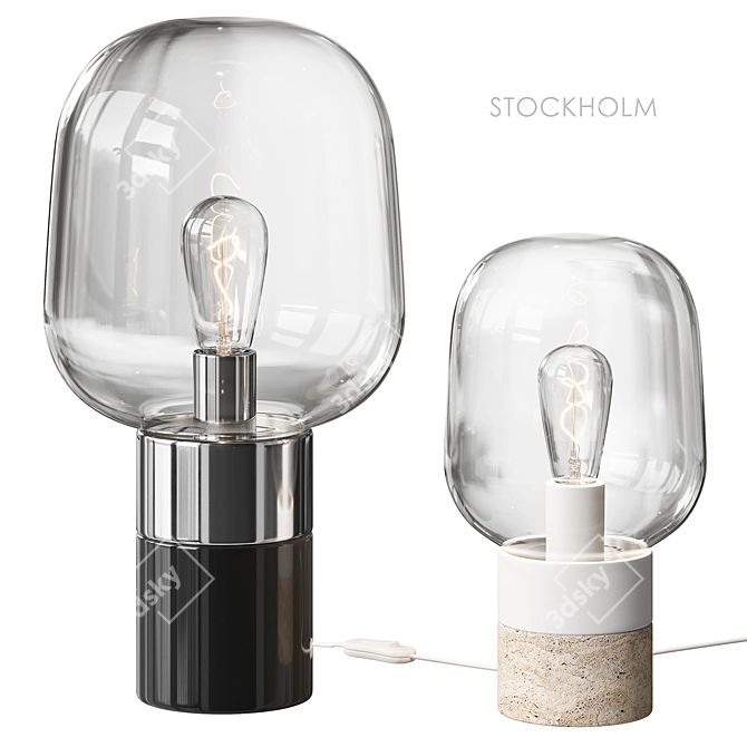 BoConcept STOCKHOLM Table Lamp 3D model image 1