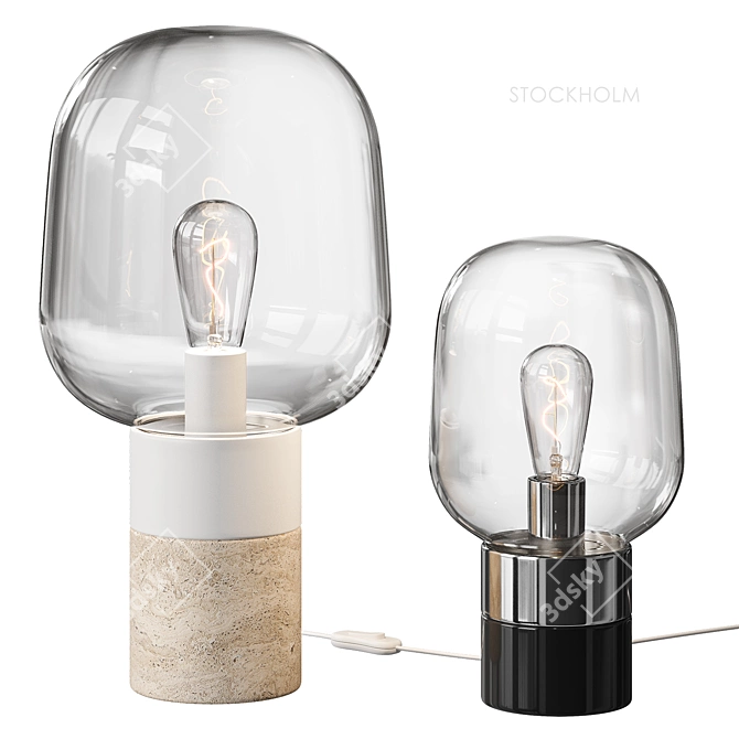 BoConcept STOCKHOLM Table Lamp 3D model image 4