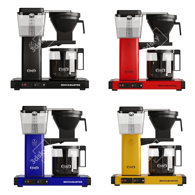 Multi-Purpose Coffee Maker Set 3D model image 3