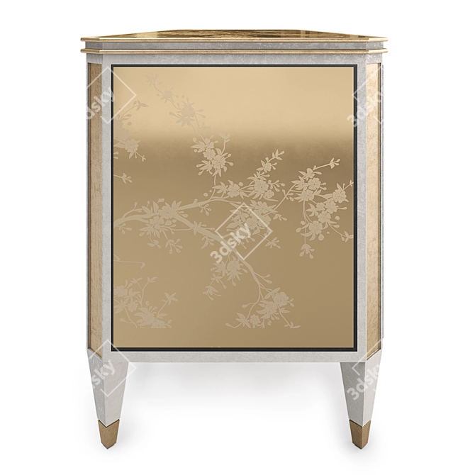 Handcrafted Maison Romano Home Cabinet 3D model image 3