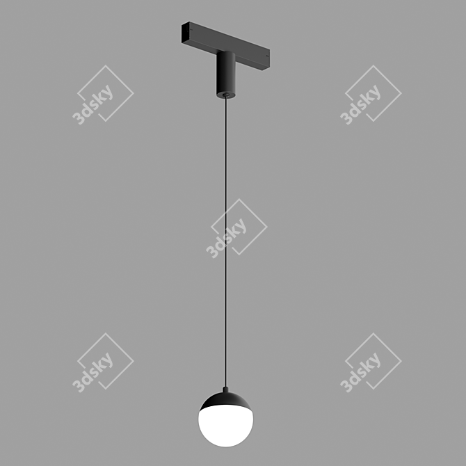 Moon Smart Track Pendant Light 3D model image 2