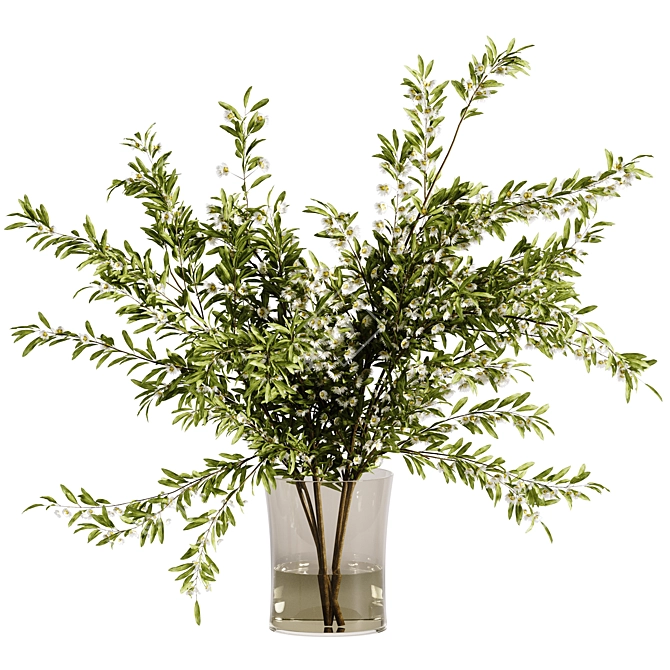 Elegant Bouquet H4 Collection 3D model image 2