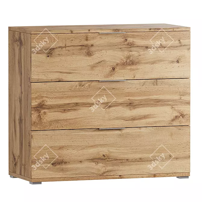 Modern Boston Chest AL102 3D model image 2