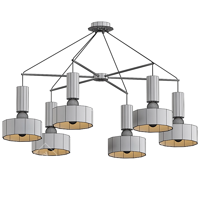 Maytoni Void Chandelier: Modern Elegance 3D model image 3