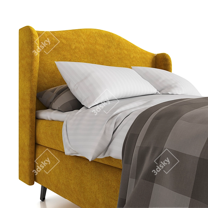 Aalto 160x200 ScandicStyle Bed 3D model image 5