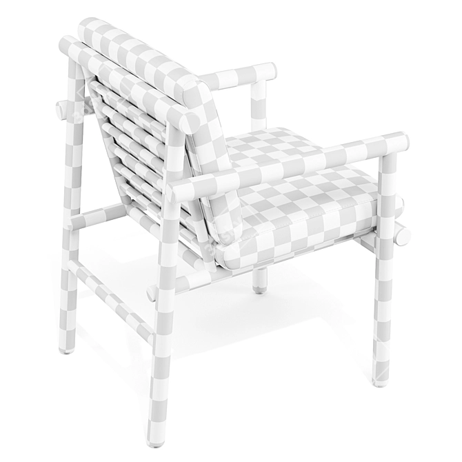 Ayana Outdoor Dining Chair - Eco-Friendly 3D model image 6
