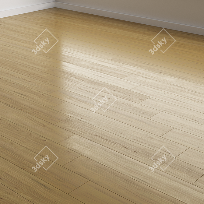 Variety Oak Flooring Options 3D model image 2