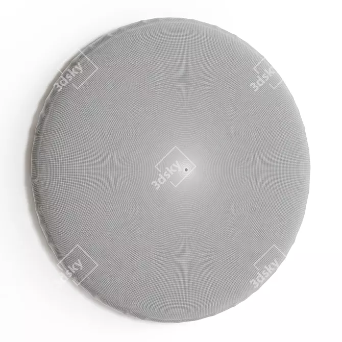 Sleek Modern Abstract Mirror Design 3D model image 6