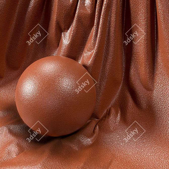 Infinite Leather Textures Pack 3D model image 2