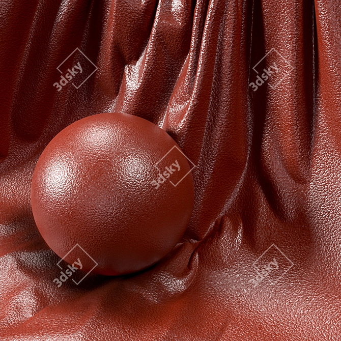 Infinite Leather Textures Pack 3D model image 6