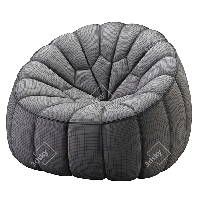 Complete Element Ottoman Armchair 3D model image 7