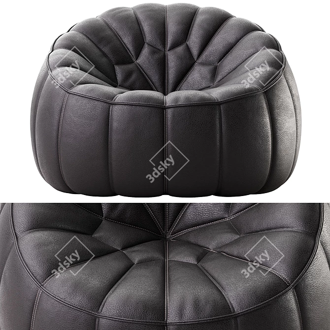 Complete Element Ottoman Armchair 3D model image 8