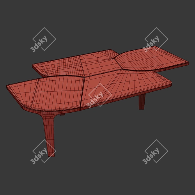 Luxury Soul Coffee Side Tables 3D model image 7