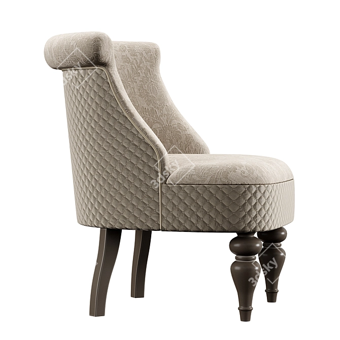 Basho Konyshev Chair TurboSmooth Model 3D model image 3