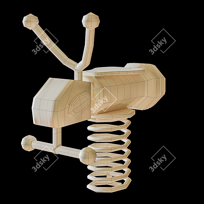 Robinia Spring Rocker Play Equipment 3D model image 5