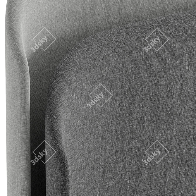  Versatile Headboard: 2 Sizes, 2 Colors 3D model image 4
