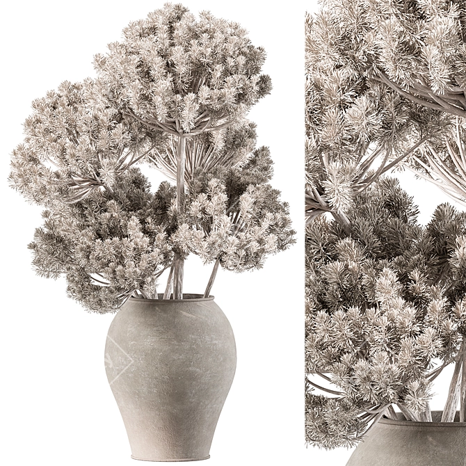 Pampas Bouquet Set 140 3D model image 1