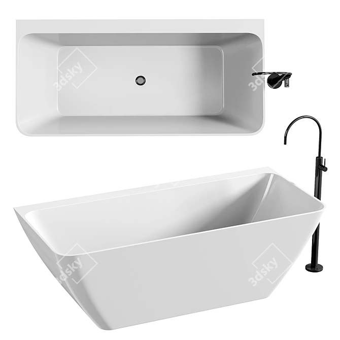 Elevate Your Bath Experience 3D model image 2