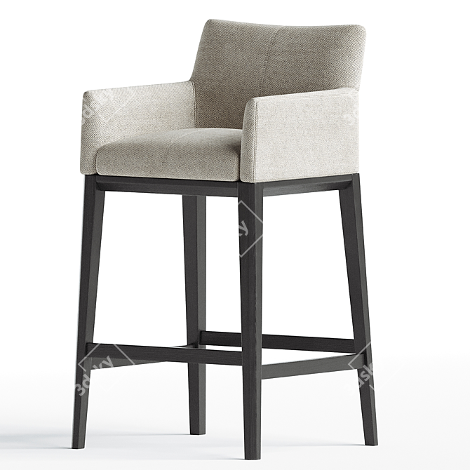 Elegant Domkapa Carter Counter Chair 3D model image 3