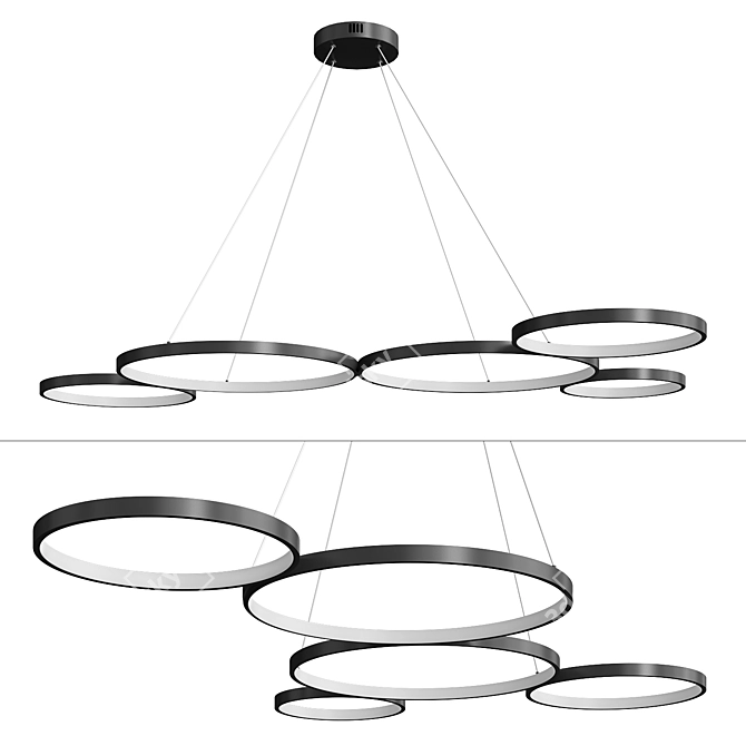 Voxlamp LED Pendant Light Solution 3D model image 1