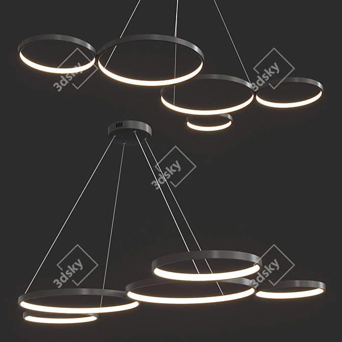 Voxlamp LED Pendant Light Solution 3D model image 2