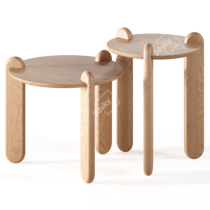  Australian Design & Co. Pop Tables 3D model image 1