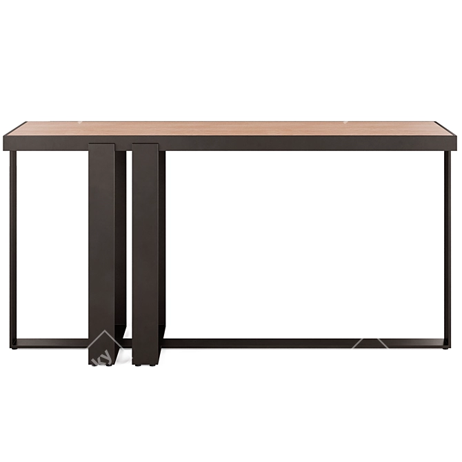 Modern Console Bravo Furniture Piece 3D model image 2
