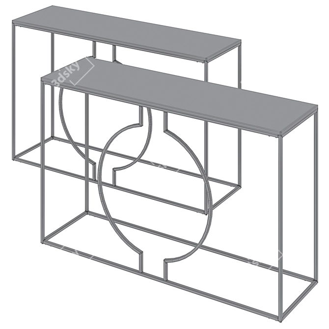 Miami Loft Console, Kare Design 3D model image 6