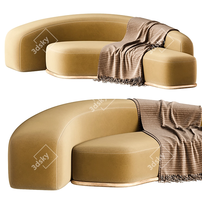 Innovative LS28B Daybed Design 3D model image 5