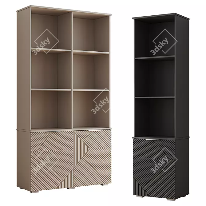 Shelton Shelving Set by Divan.ru 3D model image 1