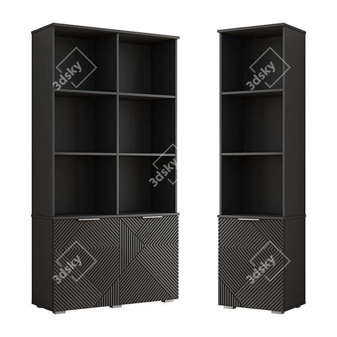 Shelton Shelving Set by Divan.ru 3D model image 3