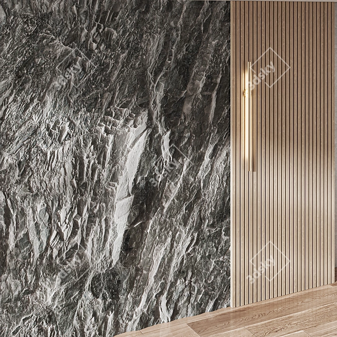 Decorative Wall Panel 3D Model 3D model image 4