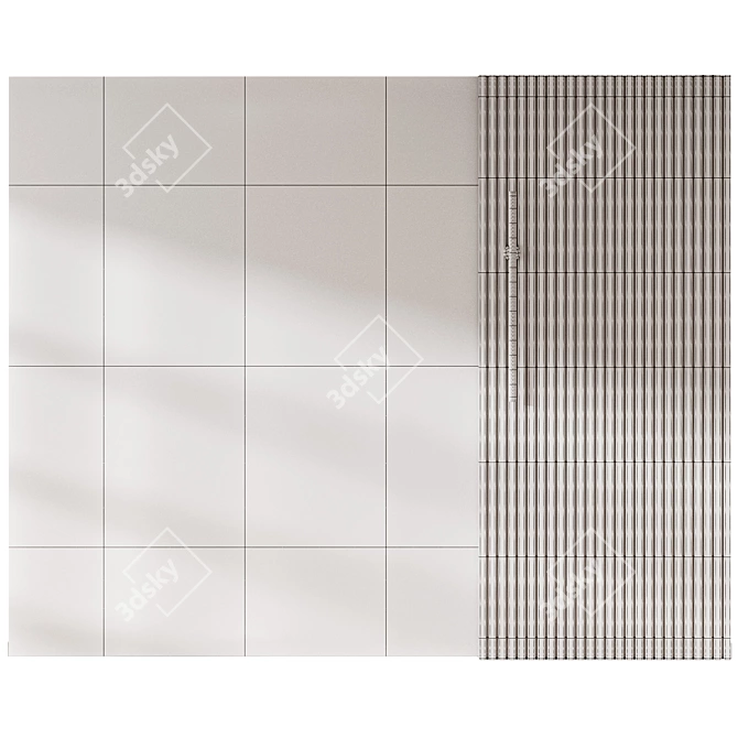 Decorative Wall Panel 3D Model 3D model image 5