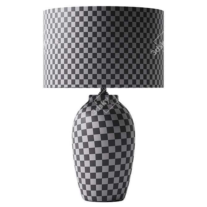 Lanta Leinenstoff Table Lamp 3D model image 3