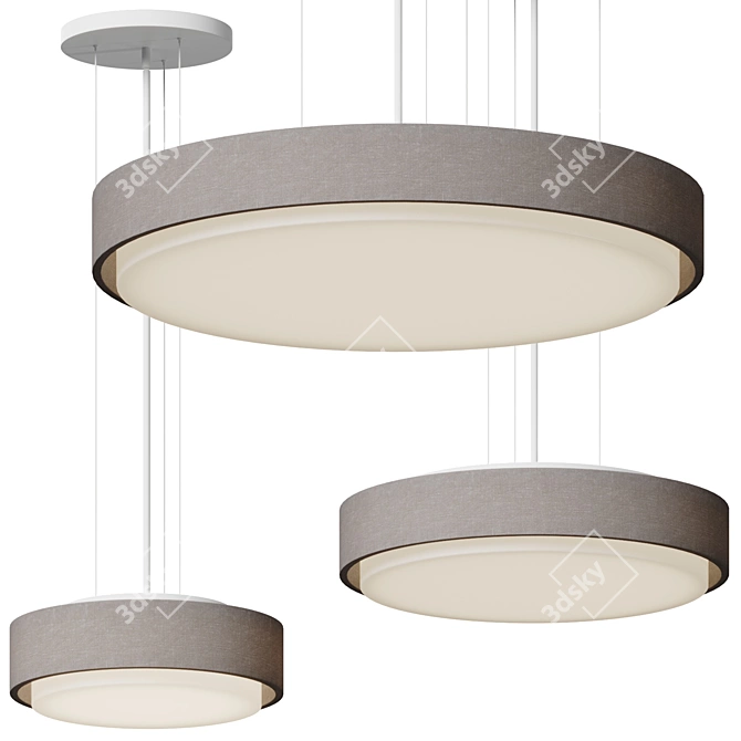 LumaFuse Pendant Light Fixture 3D model image 1