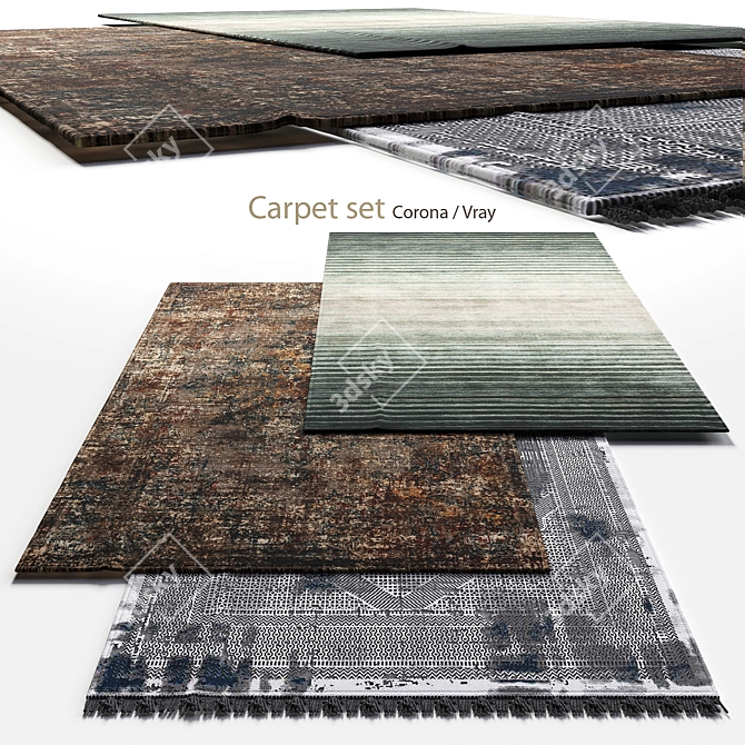 Dimensional 2016 Carpet Set Bundle 3D model image 1