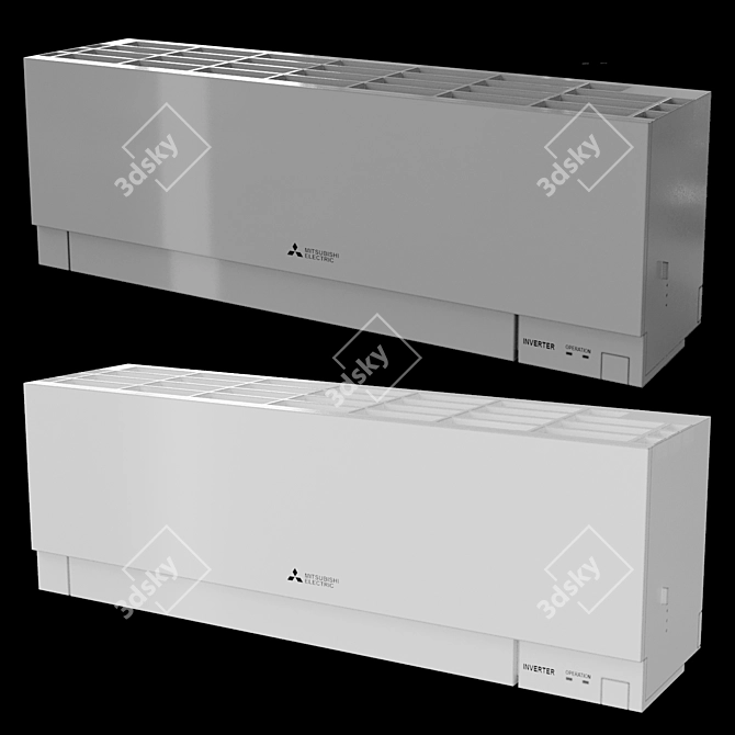 3-in-1 Mitsubishi Air Conditioner 3D model image 6