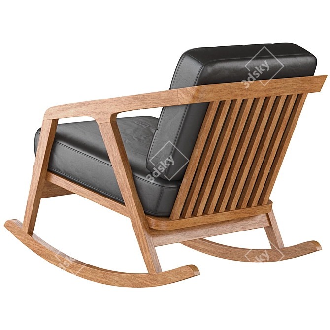 Picket House Armchair Frills 3D model image 4