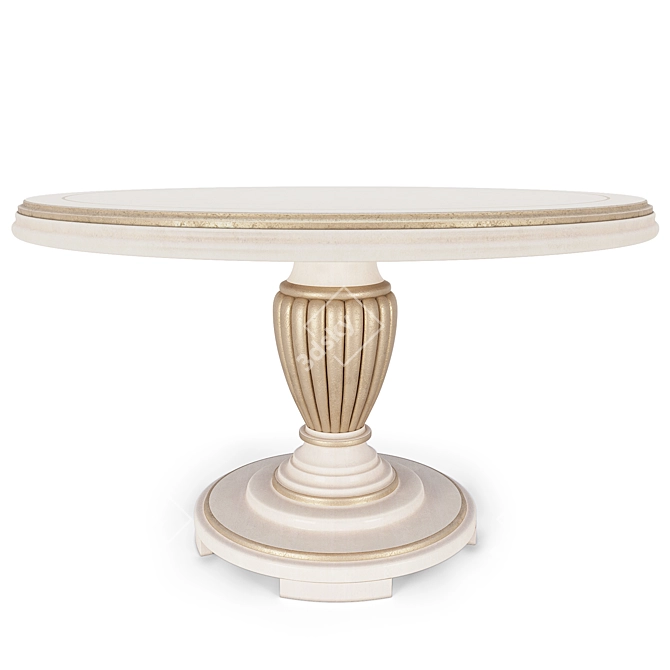 Handcrafted Dining Table Franco 3D model image 2